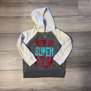 Wonderkids Gray Hoodie with Red Accents